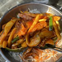 Vegetarian Mango Tofu at Penang Malaysian Cuisine in Philadelphia