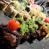 Large vegan plate  at Berger Streetfood in Frankfurt