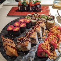vegan sushi at Berger Streetfood in Frankfurt