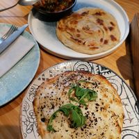 Mushroom naan at Little Andaman in Barcelona