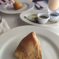 Huge tasty samosas. I could just order these 🤤 at Shangrila Himalayan Kitchen in South Lake Tahoe