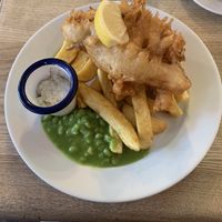 Gf vegan banana blossom ‘fish'  at The Architect in Cambridge