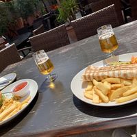 Burger und Burrito   at El Patio in Mallorca