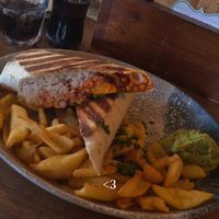 Vegan Burrito at El Patio in Mallorca