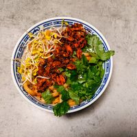 Marinierte Udon Nudeln in extra scharfer Erdnusssauce at Cài Kitchen
 at CÀI Kitchen Berlin in Berlin