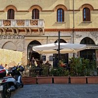 Outside seating was great at Turreno Caffé in Perugia