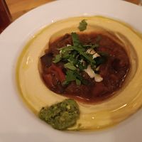 Hazilim hummus at Reggev Hummus Södermalm in Stockholm