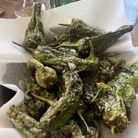 Padron peppers  at Sarten in Mallorca