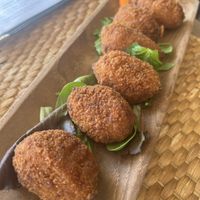 Vegan Chicken croquettes   at Sarten in Mallorca