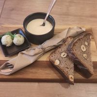 Brot mit Butter at Radošā Maizes Laboratorija in Ventspils