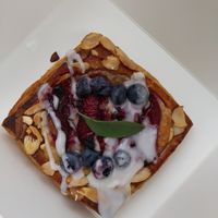 Vegan pastry at Lit Coffee Roastery & Bakeshop in Bethlehem