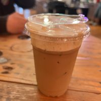 caramel apple latte w/ v cold foam  at Lit Coffee Roastery & Bakeshop in Bethlehem