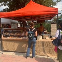 Bread Stall at Bethlehem Farmers' Market in Bethlehem