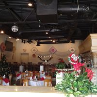 Lively eating environment at The Queen of Sheba in Addison