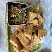 Fried Tofu appetizer   at Banana Leaf Thai Bistro in Port Townsend