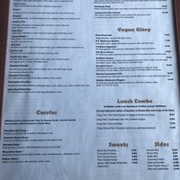 Vegan Glory option at Banana Leaf Thai Bistro in Port Townsend