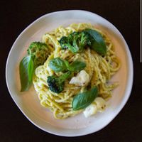 Pasta with veggies, garlic and olive oil.  at Pasta di Guy in Wesley Chapel