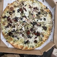 Vegan Large Plant Based Garden Pesto   at New Orleans Pizza in Guelph