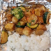 Sesame tofu at QSu Cafe in Westminster