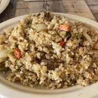 Fried rice with sausage  at QSu Cafe in Westminster