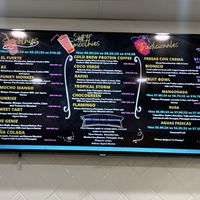 Menu 1  at Frutazo Juice Bar & Fruteria in Richardson