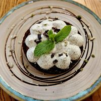 Chocolate Earl Grey tart at Be With Years in Kowloon