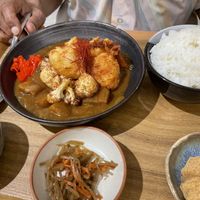 Japanese hedgehog mushroom curry   at Be With Years in Kowloon