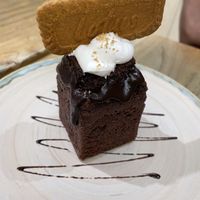 Chocolate cake by white cakee  at Be With Years in Kowloon