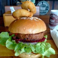Holy Moly Vegan Burger at Big Boys' Burger Club in Phuket
