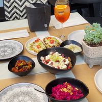 appetizers at W Karytsi in Athens