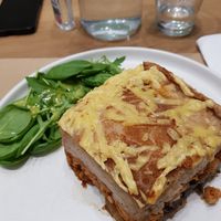 Moussaka at W Karytsi in Athens