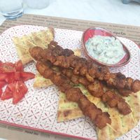 Souvlaki at W Karytsi in Athens