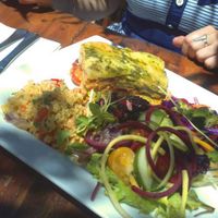 Raw lasagne with salads at the Swan Valley Cafe at Swan Valley Cafe & Tea House in Millendon
