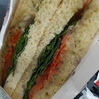 vegan sandwich at BCN - Boldú - T1 in Barcelona