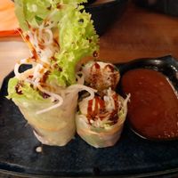 Summer rolls (vegan) at Sakura in Mannheim