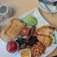 Full vegan breakfast at Buttercup Cafe in North Berwick