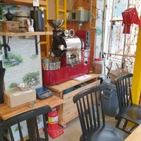 decor at Cafe Beanteum in Seoul