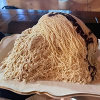 Bingsu brown sugar   at Cafe Beanteum in Seoul