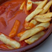Stuffed peppers at Pizzeria La Serna in Potes