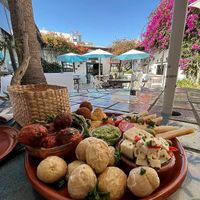 Vegetarian Tapas Platter at El Patio Del Vino in Lanzarote