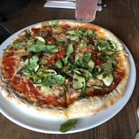 Pizza with vegan pizza  at Guy's Bar in Clifden