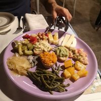 Mixed antipasti at Il Bivio Trattoria da Fedio in Ampio