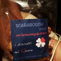 A little gift from the owner at Il Bivio Trattoria da Fedio in Ampio