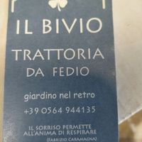   at Il Bivio Trattoria da Fedio in Ampio