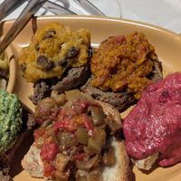 Crostini misti at Il Bivio Trattoria da Fedio in Ampio