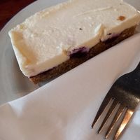 Vegan flapjack at Uncommon Ground Coffee Roastery in Cardiff