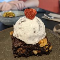 Vegan brownie at Viva in El Prat De Llobregat