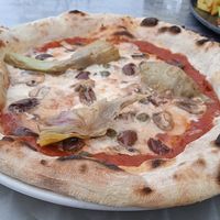 Vegan pizza. at Viva in El Prat De Llobregat