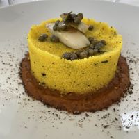 Cuscus con verdure e capperi  at La Scogliera in Siculiana Marina