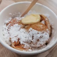 Vegan poffertjes!! at Room - Vismarkt in Groningen